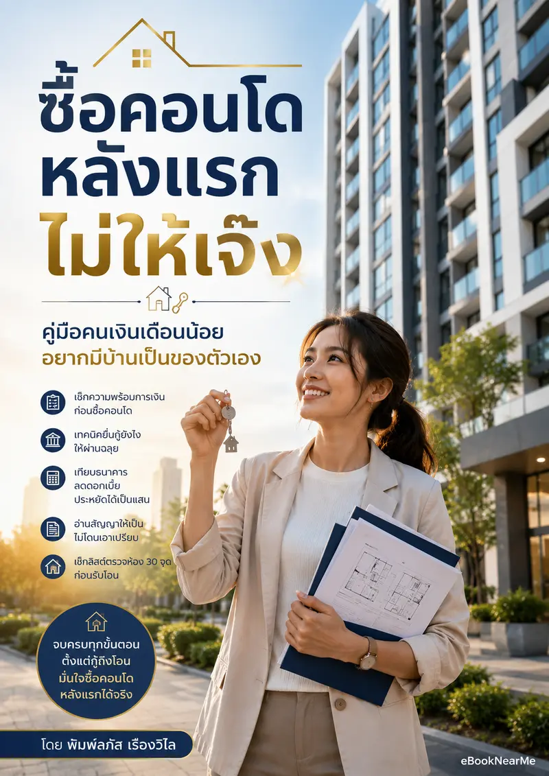ซื้อคอนโดหลังแรกไม่ให้เจ๊ง คู่มือคนเงินเดือนน้อยอยากมีบ้านเป็นของตัวเอง