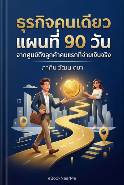ธุรกิจคนเดียว แผนที่ 90 วัน จากศูนย์ถึงลูกค้าคนแรกที่จ่ายเงินจริง