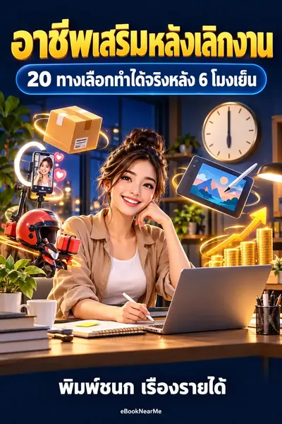 อาชีพเสริมหลังเลิกงาน 20 ทางเลือกทำได้จริงหลัง 6 โมงเย็น